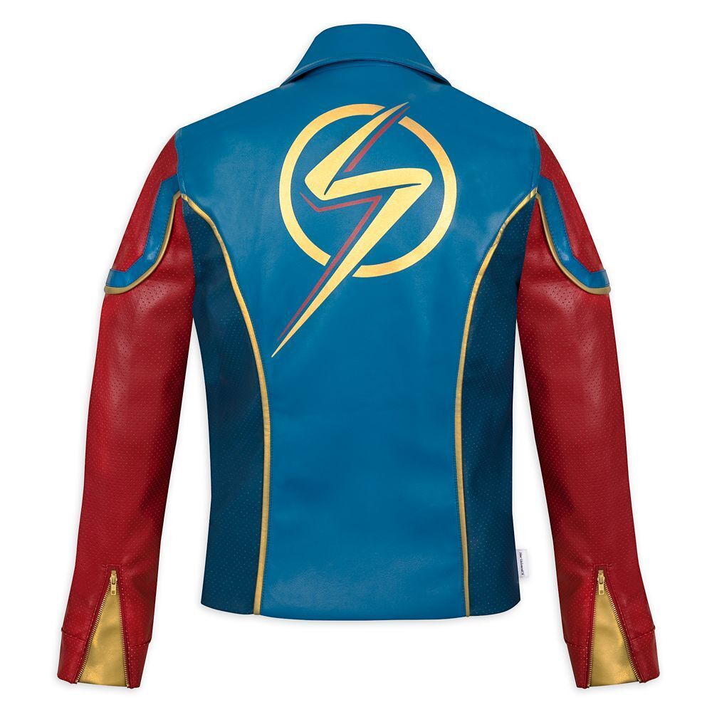 Disney Ms. Marvel Simulated Leather Jacket for Women