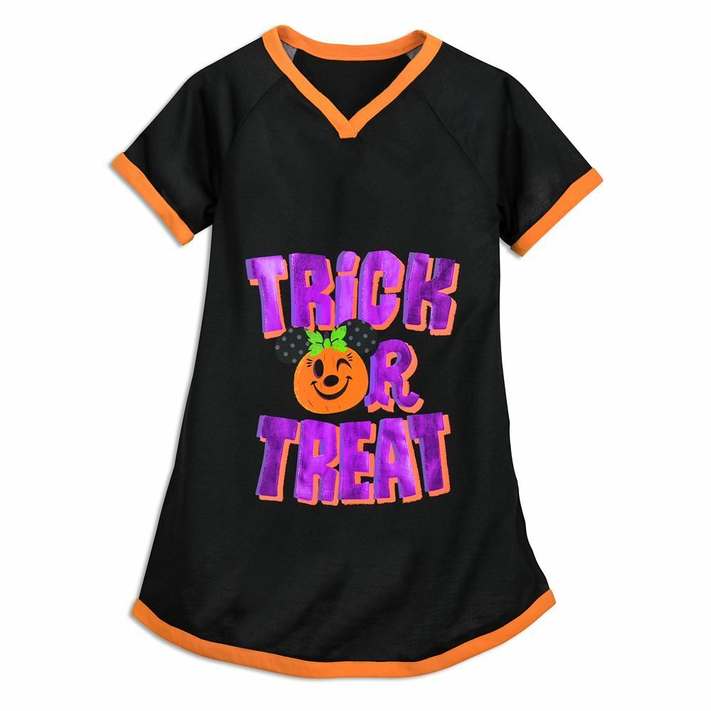 Minnie Mouse Halloween Pajamas Nightgown Girls Nightshirt - Trick or Treat