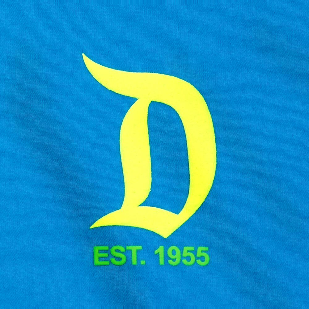 Disneyland Resort Spirit Jersey for Adults Neon Blue 1955 Icon