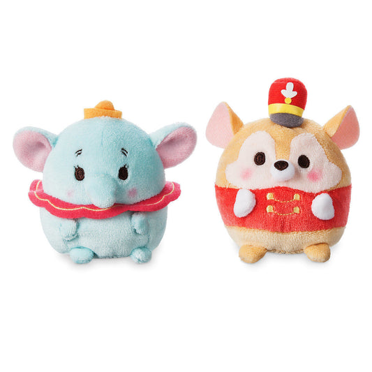 Dumbo and Timothy Mouse Ufufy Mini Plush 2pc Toy Doll Stuffed Animal Set