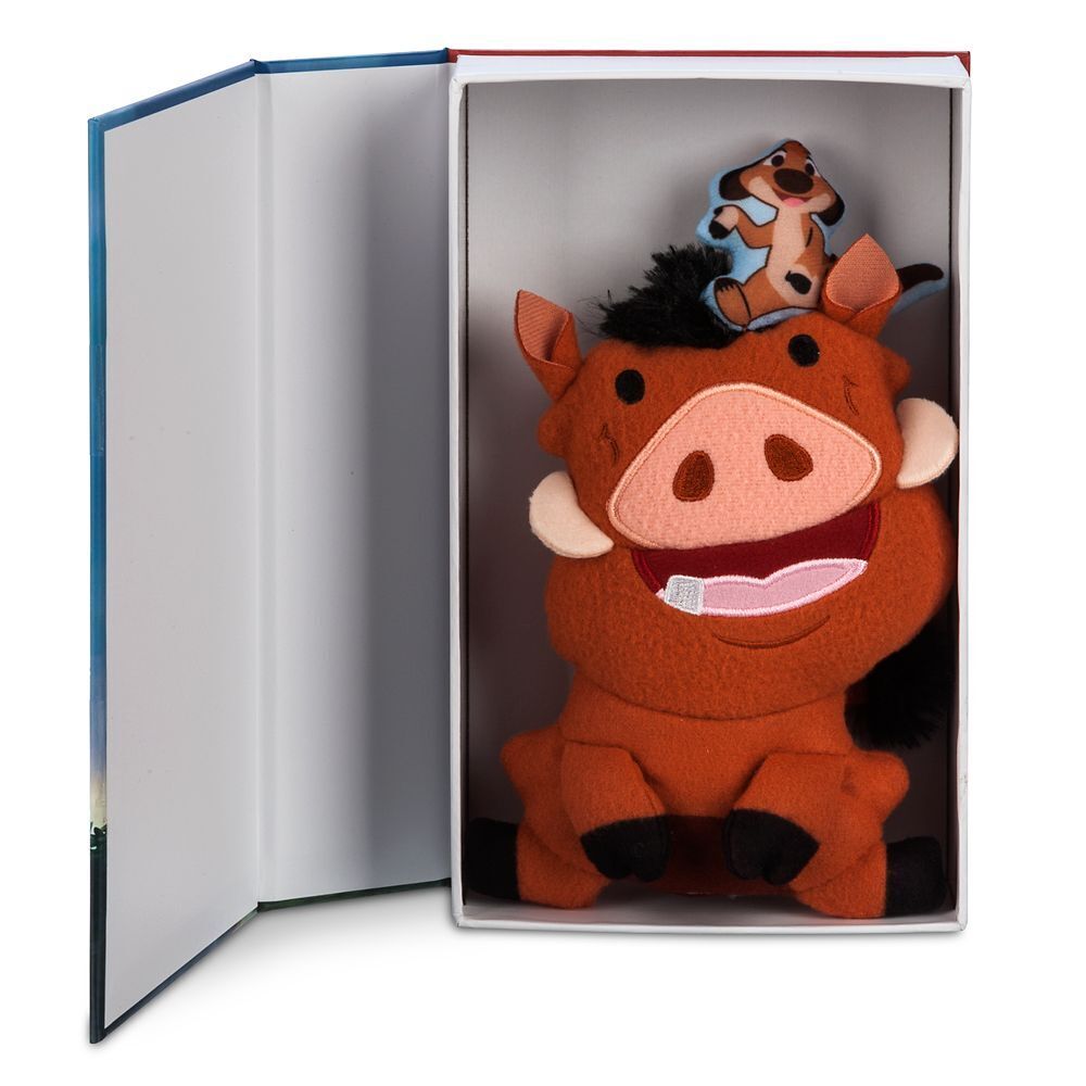 The Lion King Timon & Pumbaa Stuffed Plush Toy Doll 8'' - VHS Box Limited