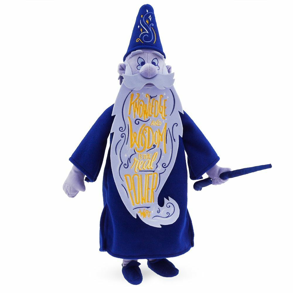 Disney Wisdom Collection Merlin Sword in the Stone Limited Plush 20" H