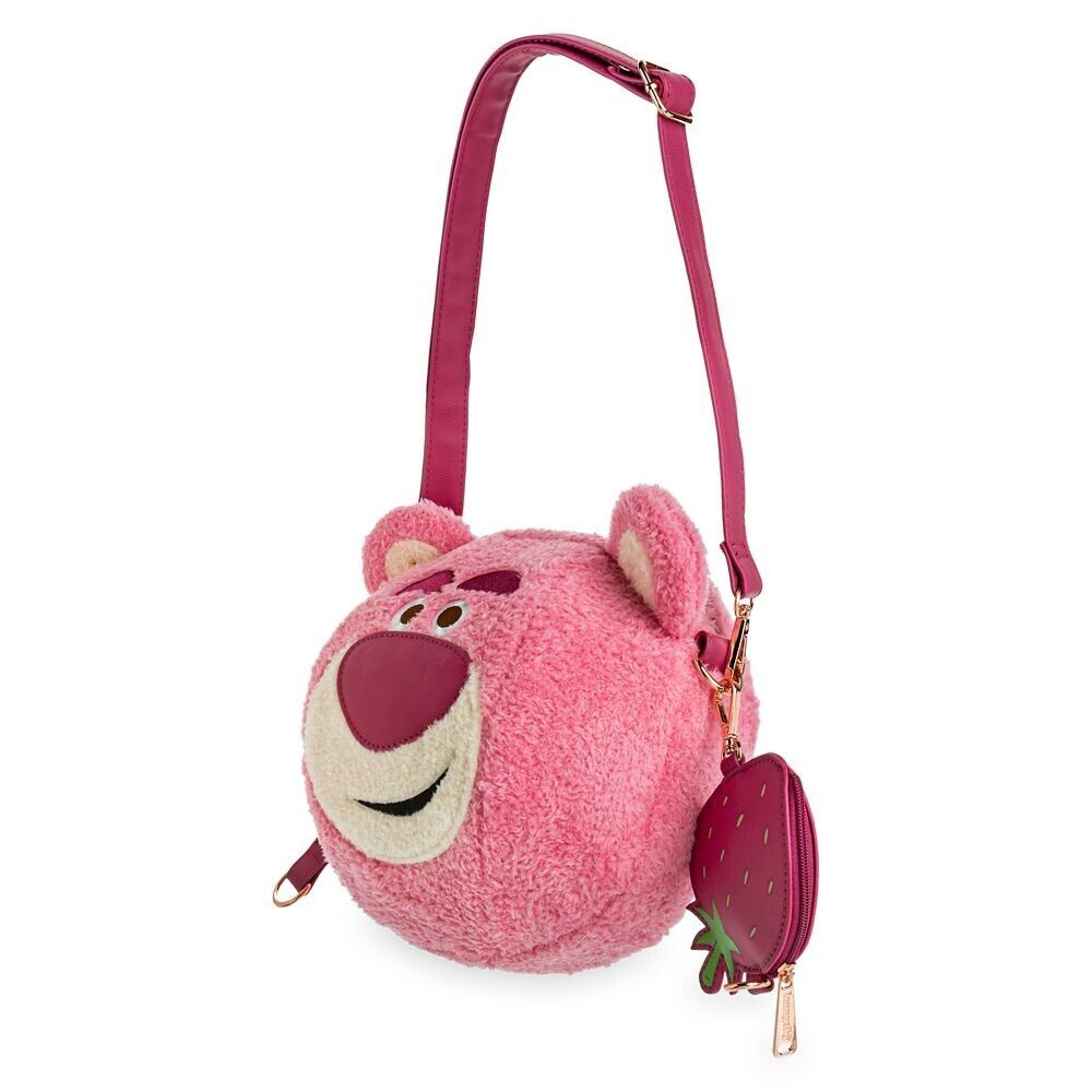 Lotso Plush Loungefly Handbag with Strawberry Coin Purse – Toy Story 3