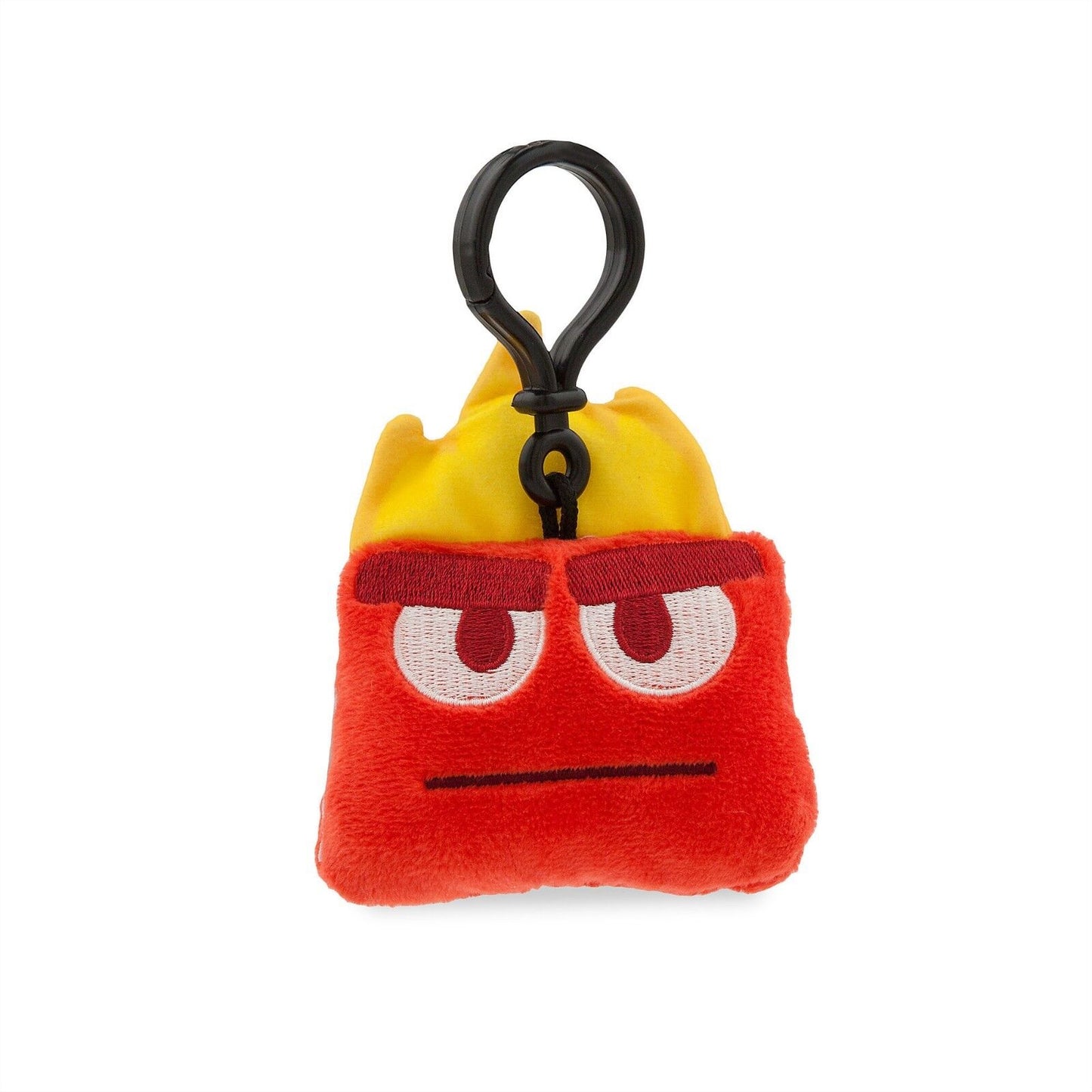 Disney Pixar Inside Out Anger Plush Charm for Backpack Disneyland Toy Emoji