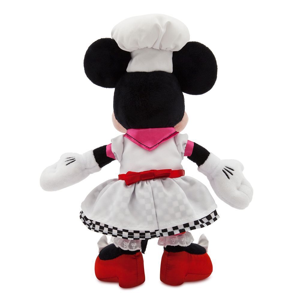 Walt Disney World Chef Minnie Mouse Dress Plush Theme Park Toy Doll 13"