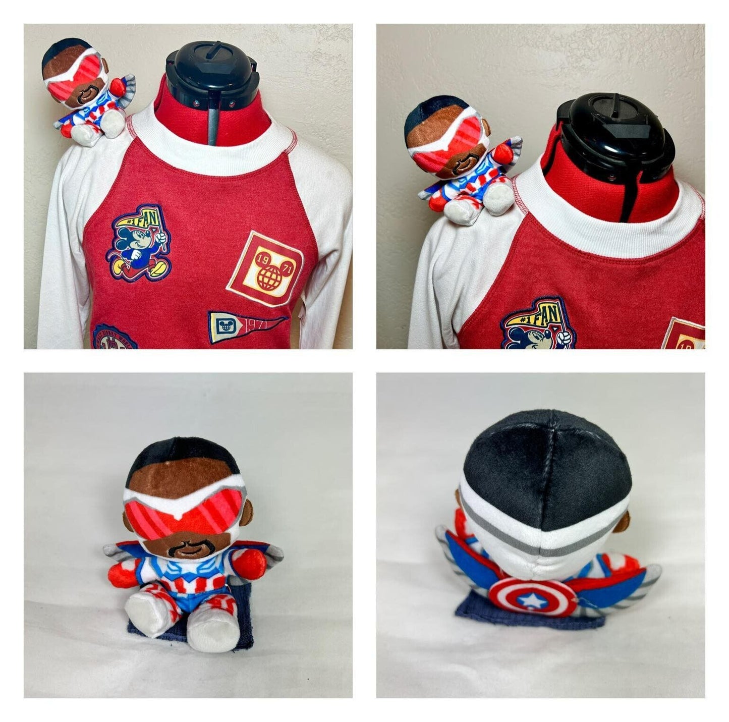 Captain America Custom Magnetic Shoulder Pal Marvel Sam Wilson Falcon