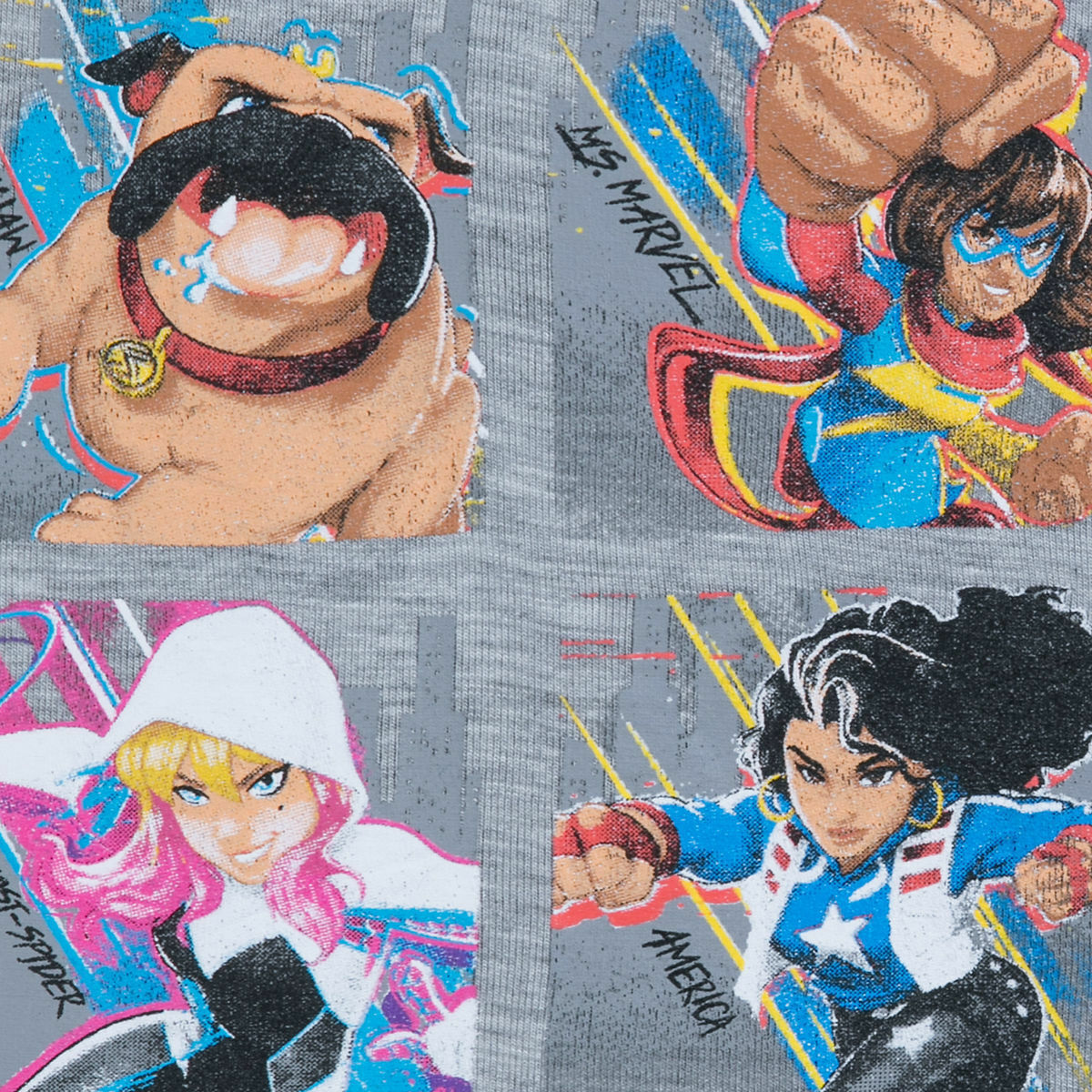 Disney Marvel Rising Teen Heroes Top T Shirt for Girls