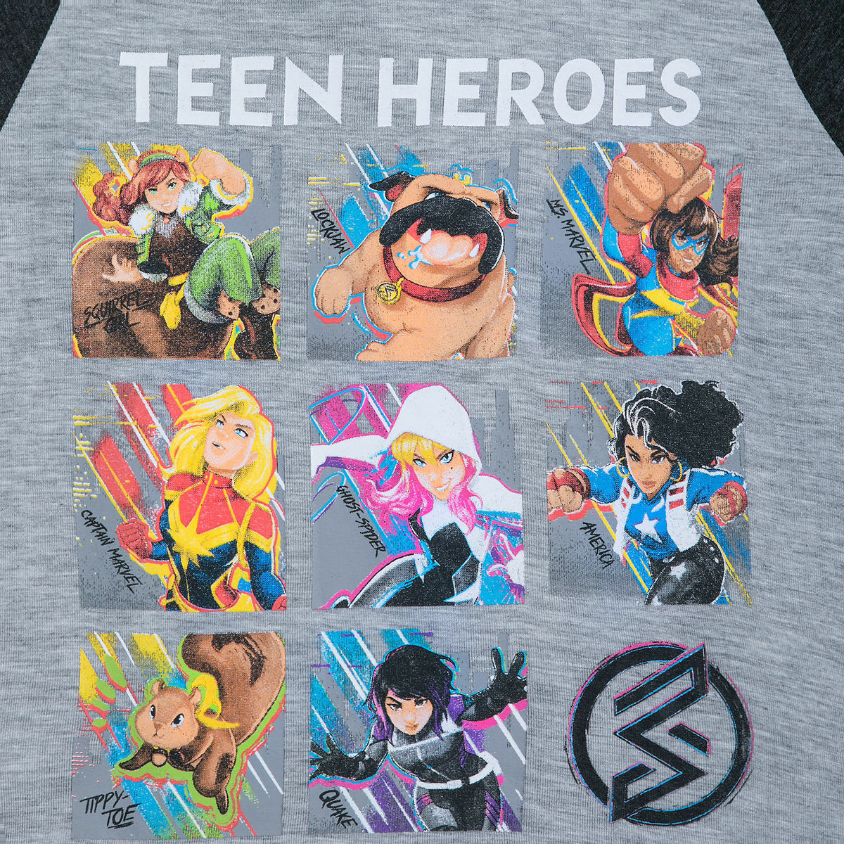 Disney Marvel Rising Teen Heroes Top T Shirt for Girls