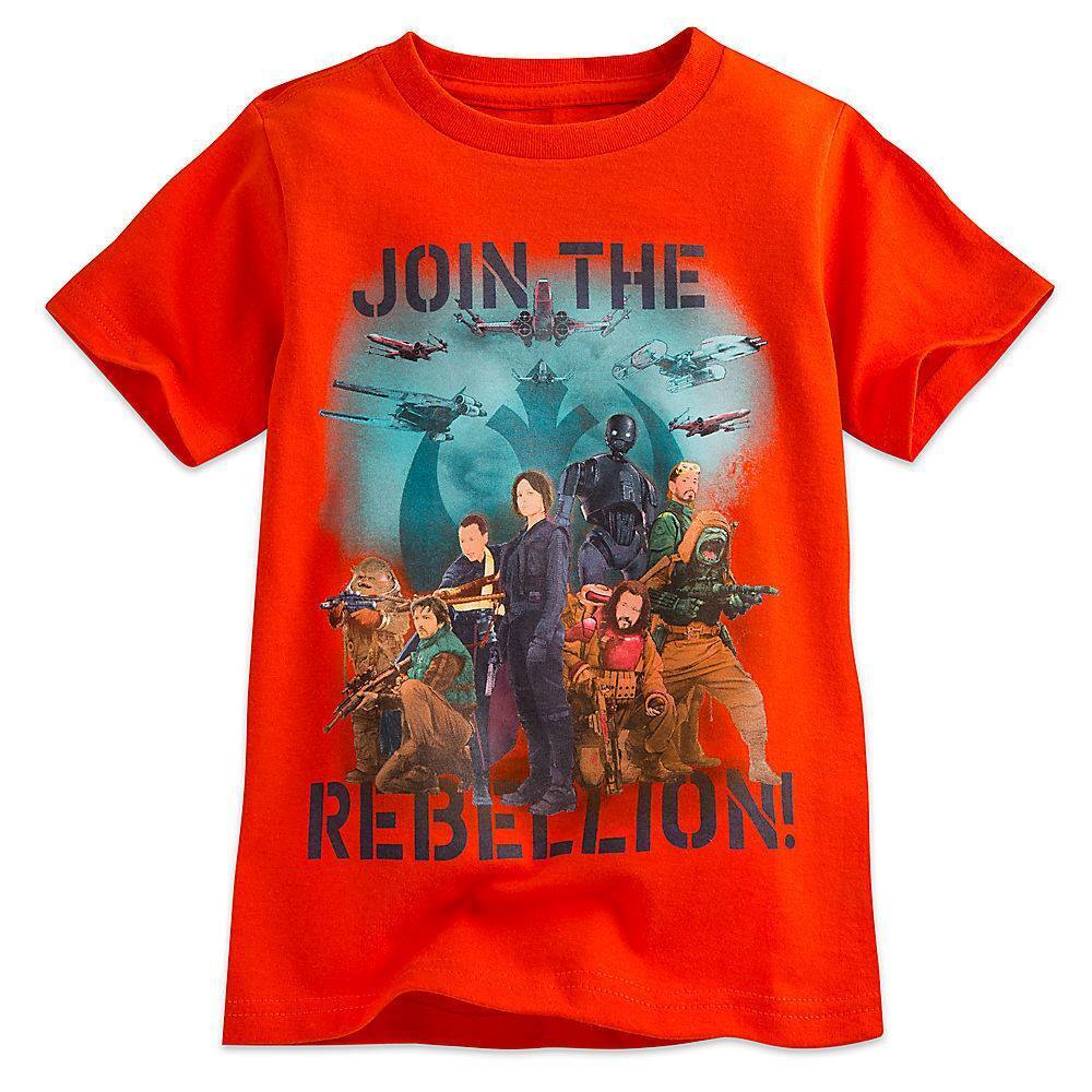 Disney Star Wars Rogue One Cast T Shirt Tee Kids Size 4