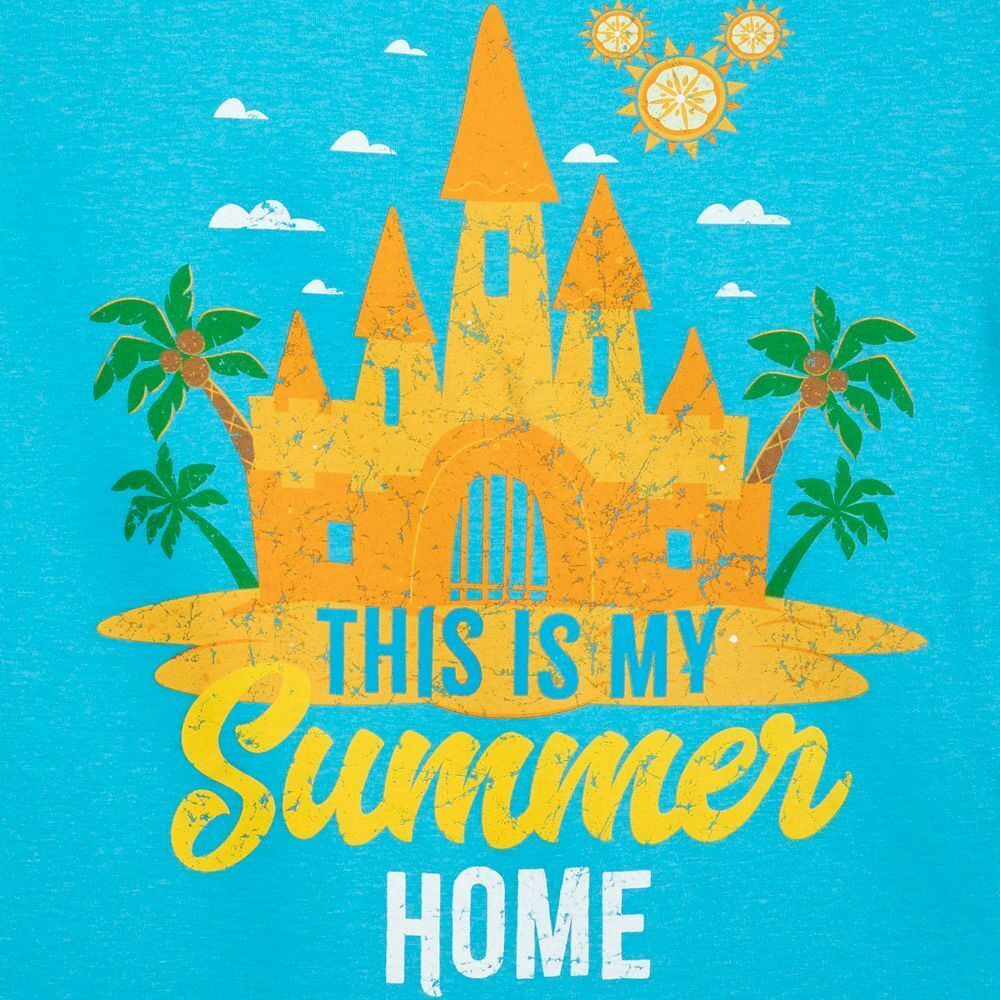 Disneyland Parks Castle Summer T-Shirt Tee Mens Size Small