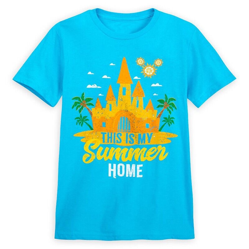 Disneyland Parks Castle Summer T-Shirt Tee Mens Size Small