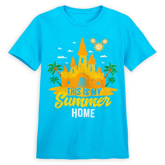 Disneyland Parks Castle Summer T-Shirt Tee Mens Size Small
