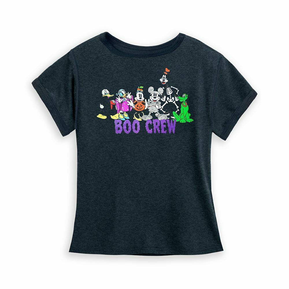 Disney Mickey Minnie & Friends Halloween Girls T Shirt - Glow in the Dark