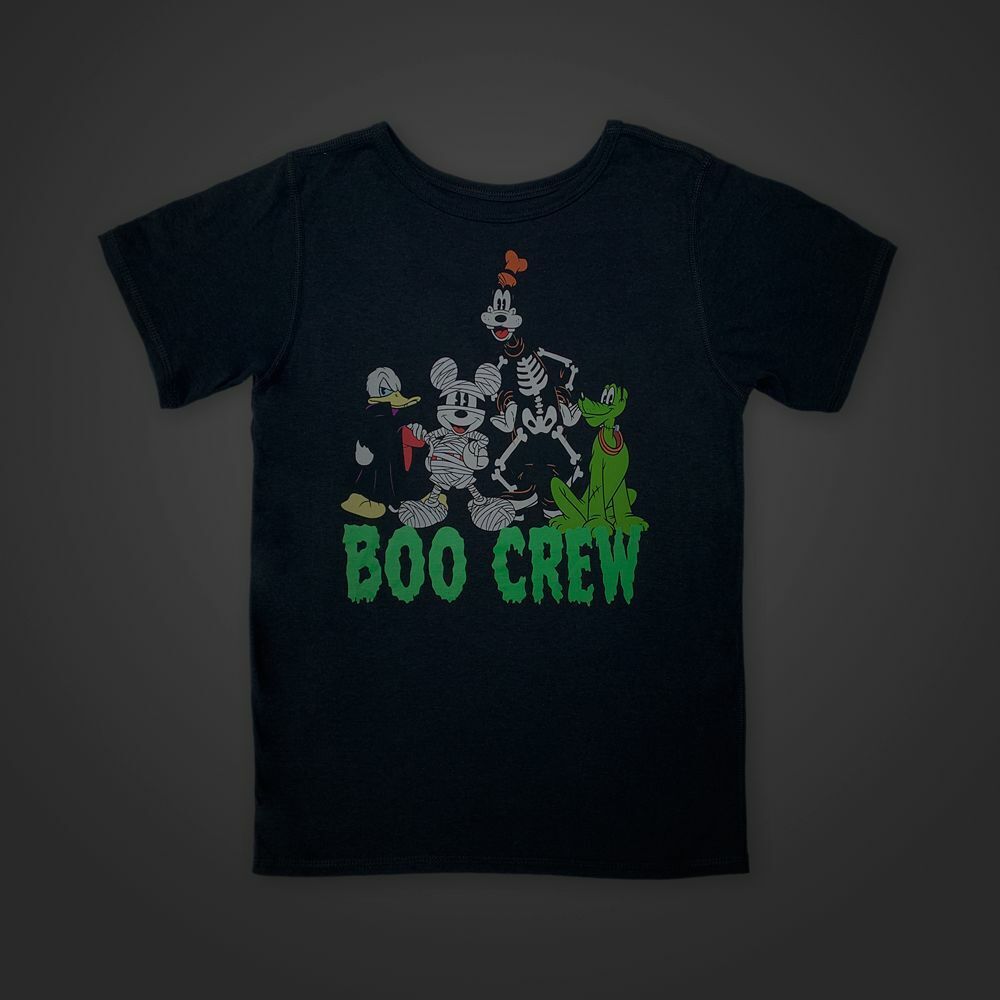 Disney Mickey & Friends Halloween Boo Crew T Shirt Tee - Kids Boys Size 4