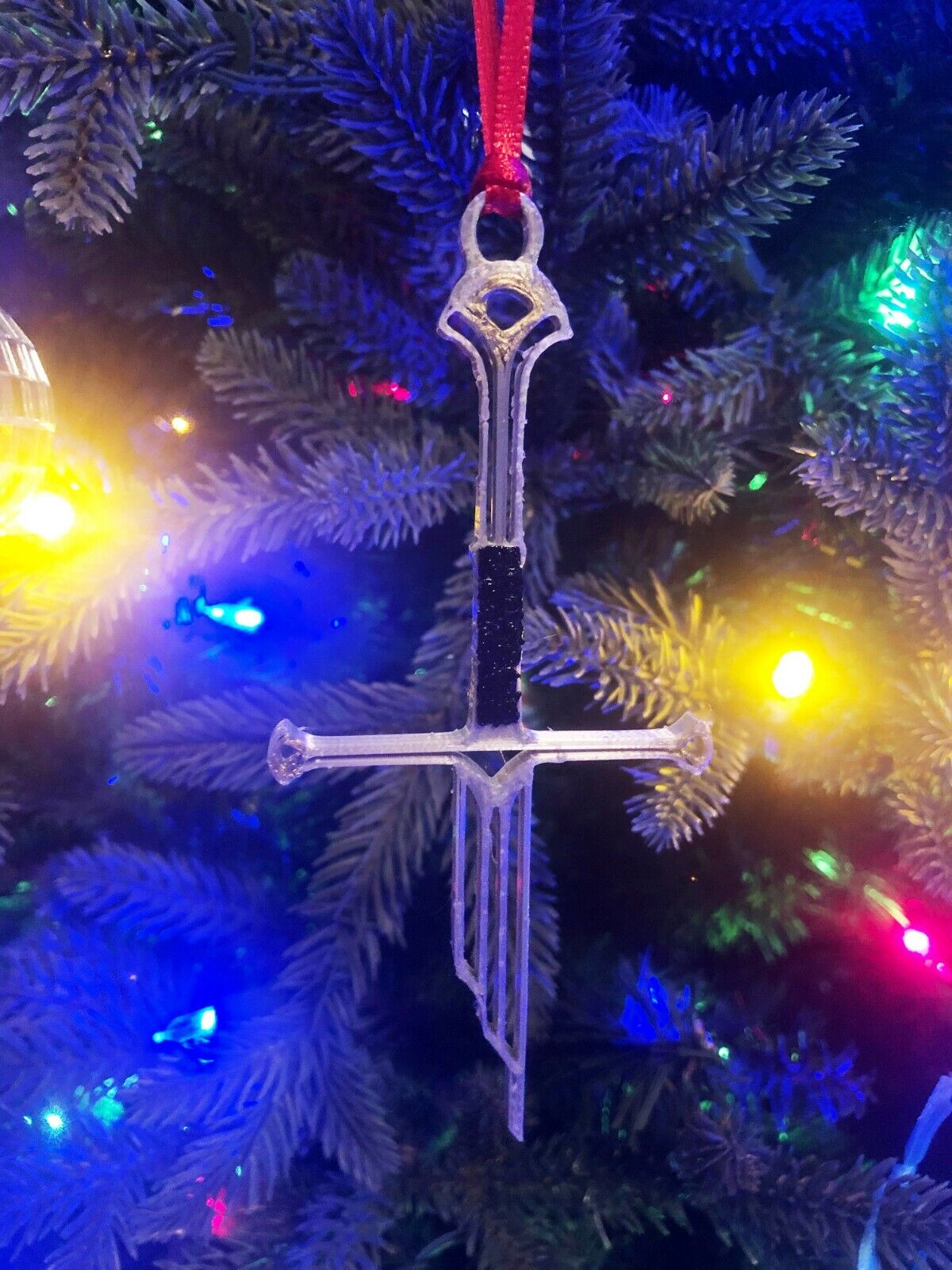 3D Lord of the Rings Inspired Holiday Christmas Ornaments Custom Homemade LOTR
