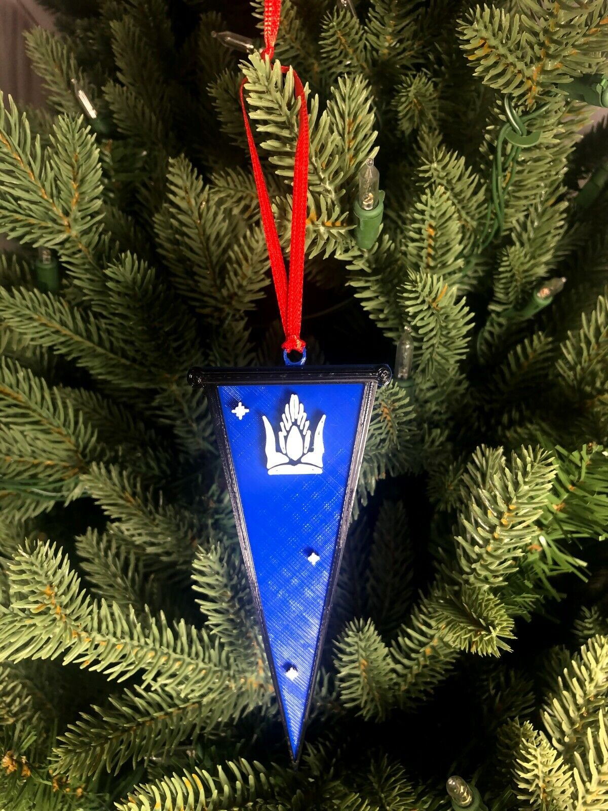 3D Lord of the Rings Inspired Holiday Christmas Ornaments Custom Homemade LOTR