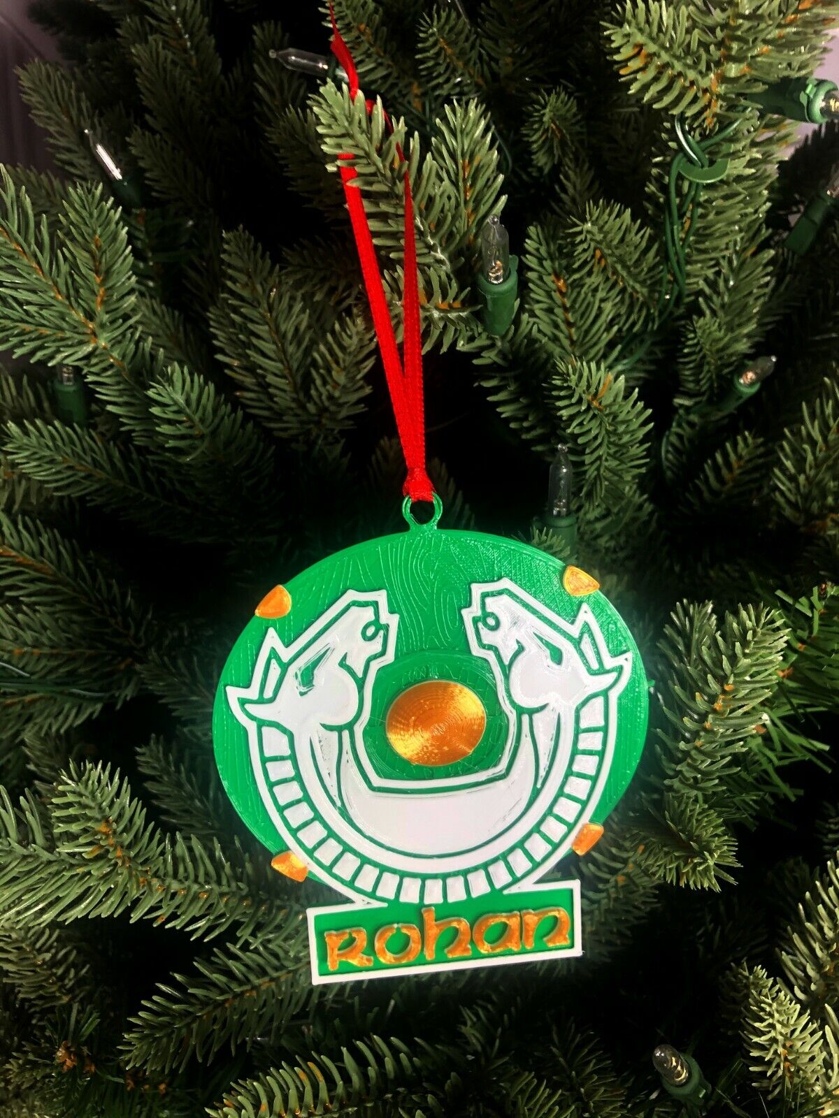 3D Lord of the Rings Inspired Holiday Christmas Ornaments Custom Homemade LOTR