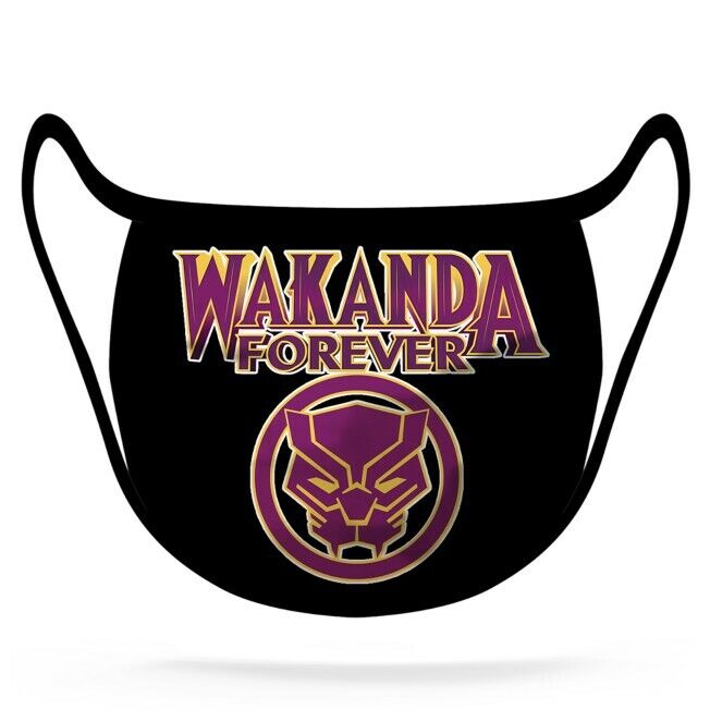 Disney Wakanda Forever Cloth Face Mask Black Panther Avengers Size Medium