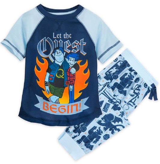 Disney Pixar Onward Ian & Barley Sleep Set Pajamas for Boys PJ's Size 5/6 Small