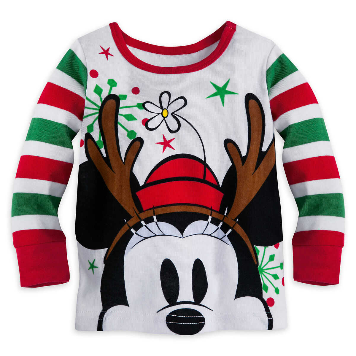 Minnie Mouse Holiday - Christmas Pajamas for Baby Girls Size 0 3 Months