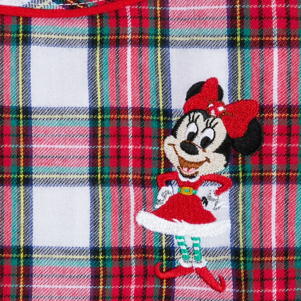 Minnie Mouse Plaid Nightshirt Holiday Christmas Pajamas for Girls
