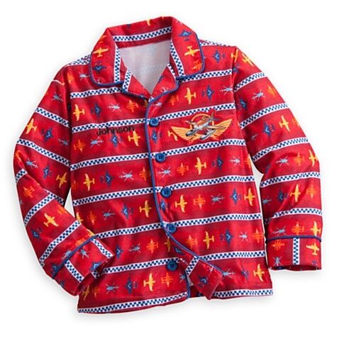 Disney Planes Fire & Rescue Pajama Christmas Holiday Set for Boys Size 3