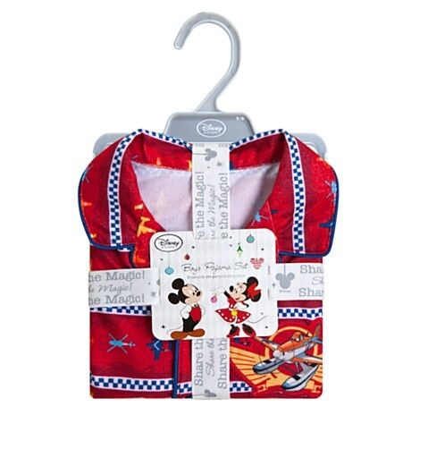 Disney Planes Fire & Rescue Pajama Christmas Holiday Set for Boys Size 3