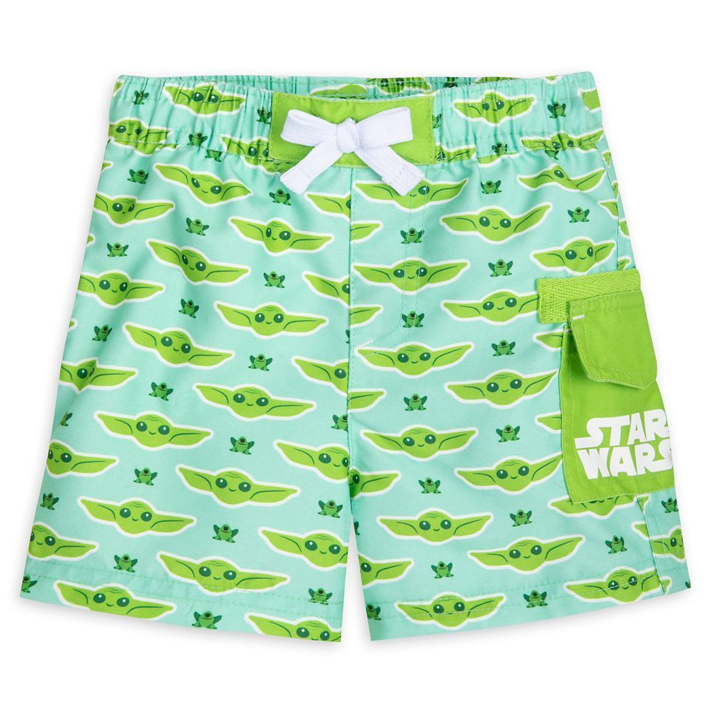 Star Wars The Mandalorian Grogu The Child Swim Trunks for Baby