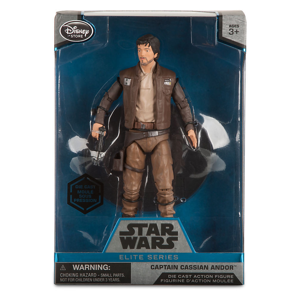 Star Wars Rogue One Cassian Andor Elite Series Die Cast Figure 6" H
