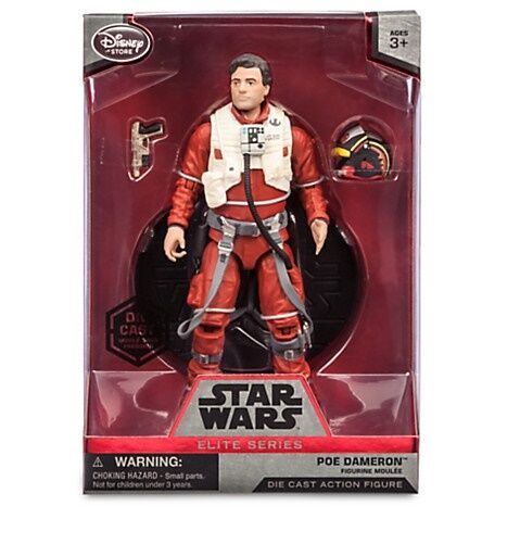 Star Wars Force Awakens Poe Dameron Elite Series Die Cast Figure