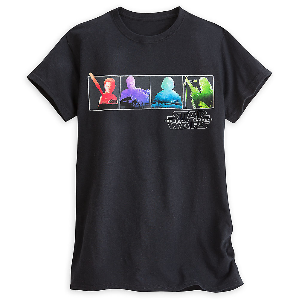 Star Wars Force Awakens Cast T Shirt Tee for Women Size 2XL