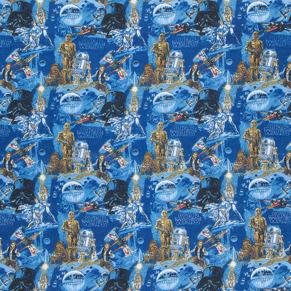 Star Wars Scarf - Vader Luke Leia Han R2-D2 C3-PO