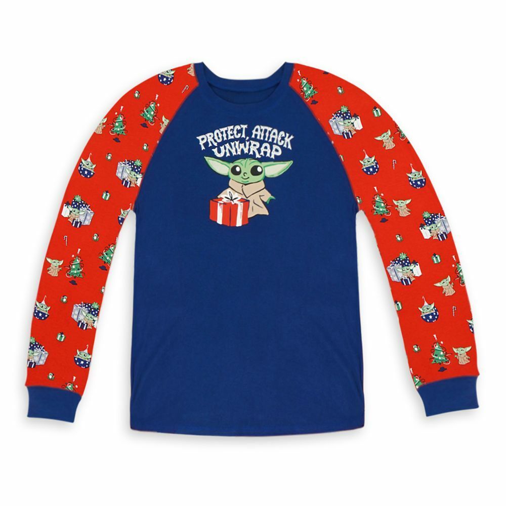 Star Wars - The Mandalorian Grogu Holiday Men Pajama Set by Munki Munki - Size Large