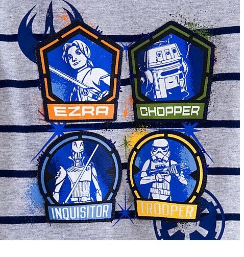 Star Wars Rebels T Shirt Tee Boys Size 4 - Ezra Chopper Inquisitor Stormtrooper