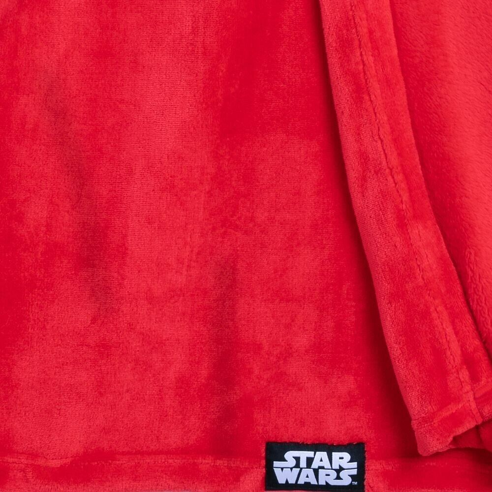 Star Wars Life Day Soft Fleece Throw with Sleeves - Adult One Size Blanket