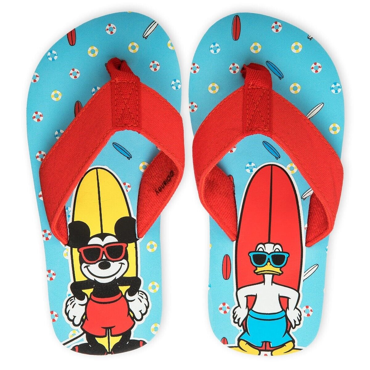 Mickey Mouse & Donald Duck Flip Flops Sandals for Boys Kids