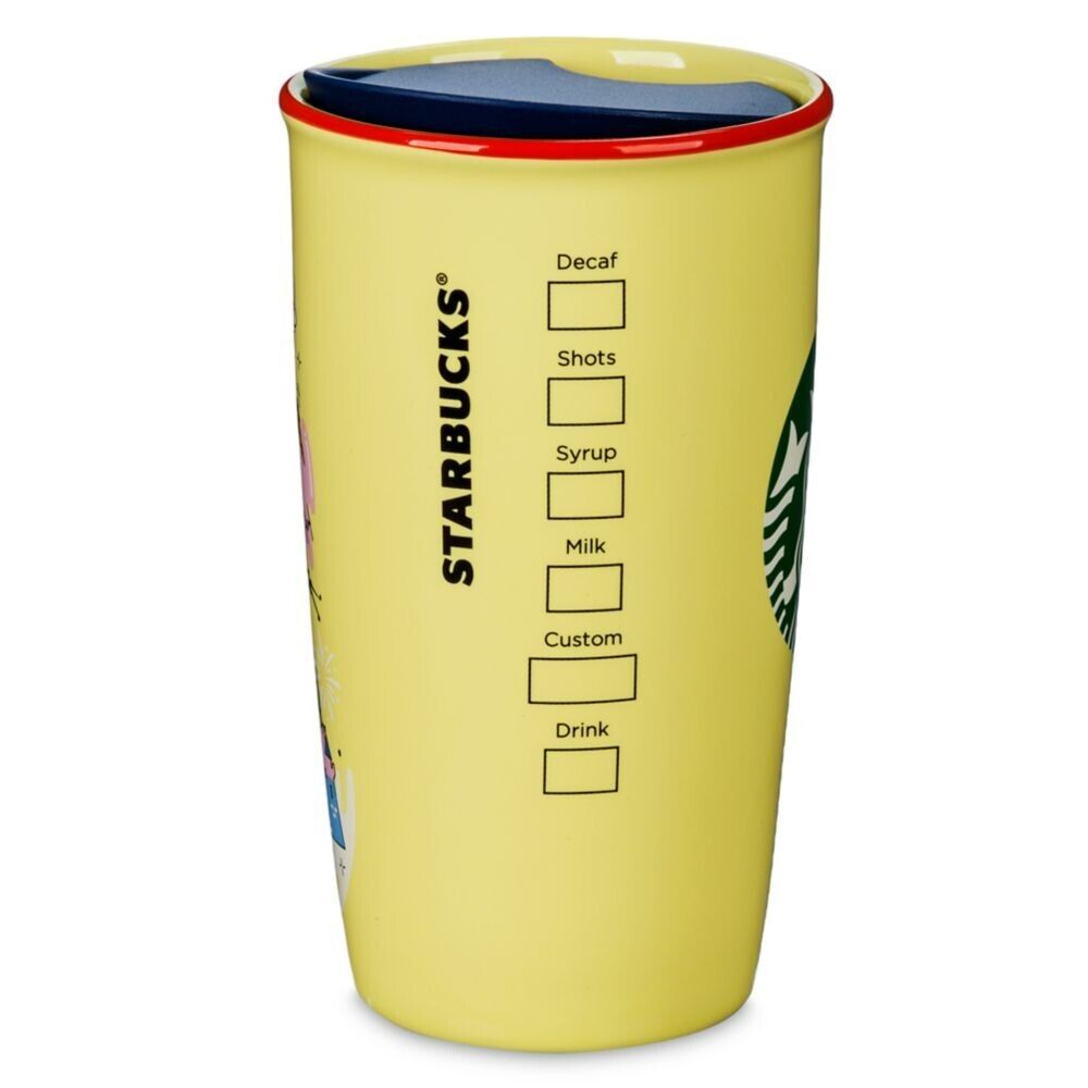 Disneyland Classic Minnie Mouse Porcelain Starbucks Tumbler Mug 12oz