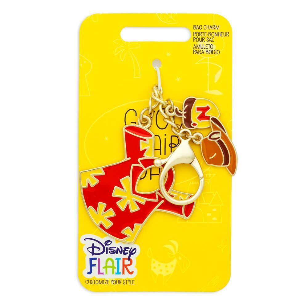 Disney Parks Chip 'n Dale Chipmunk Flair Bag Charm Jewelry
