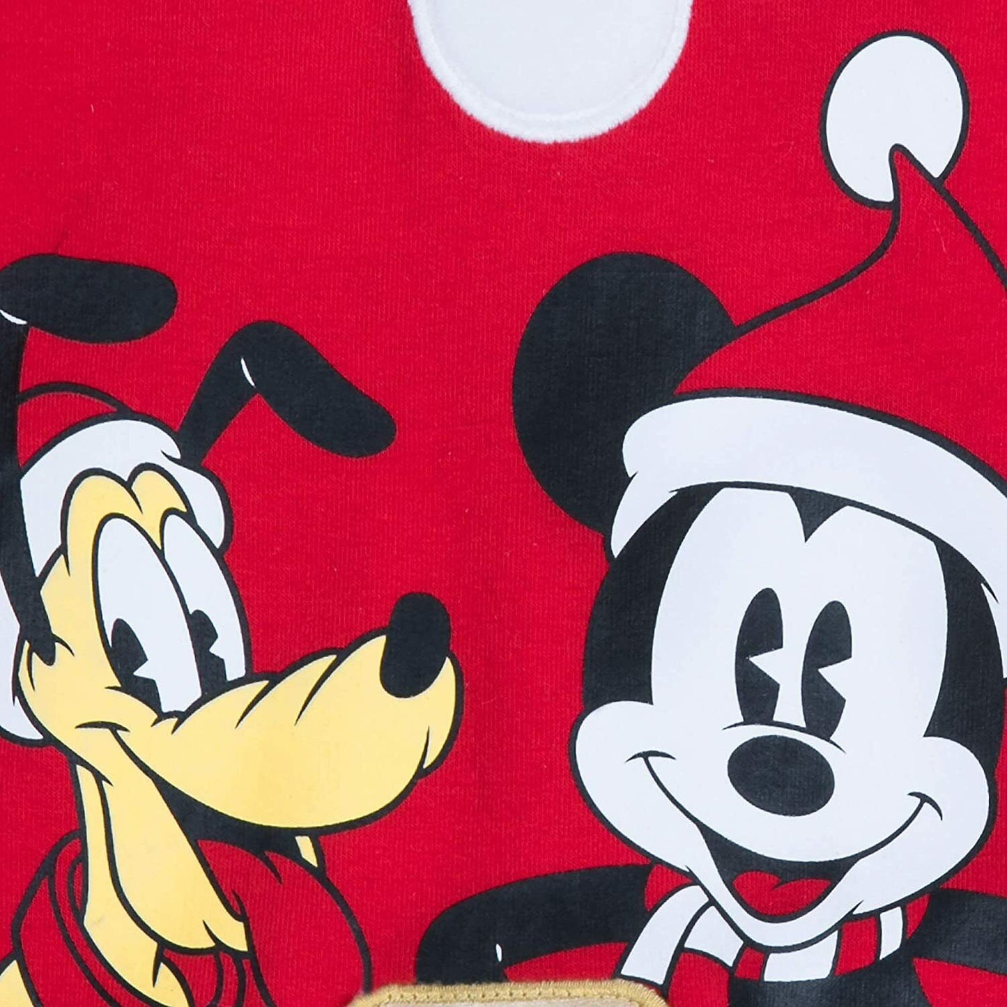 Mickey Mouse & Pluto Santa Suit Baby Pajamas PJ's Outift - Christmas Holiday