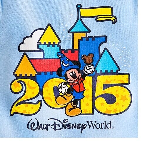Walt Disney World Mickey Mouse Baby Bodysuit Outfit - Blue