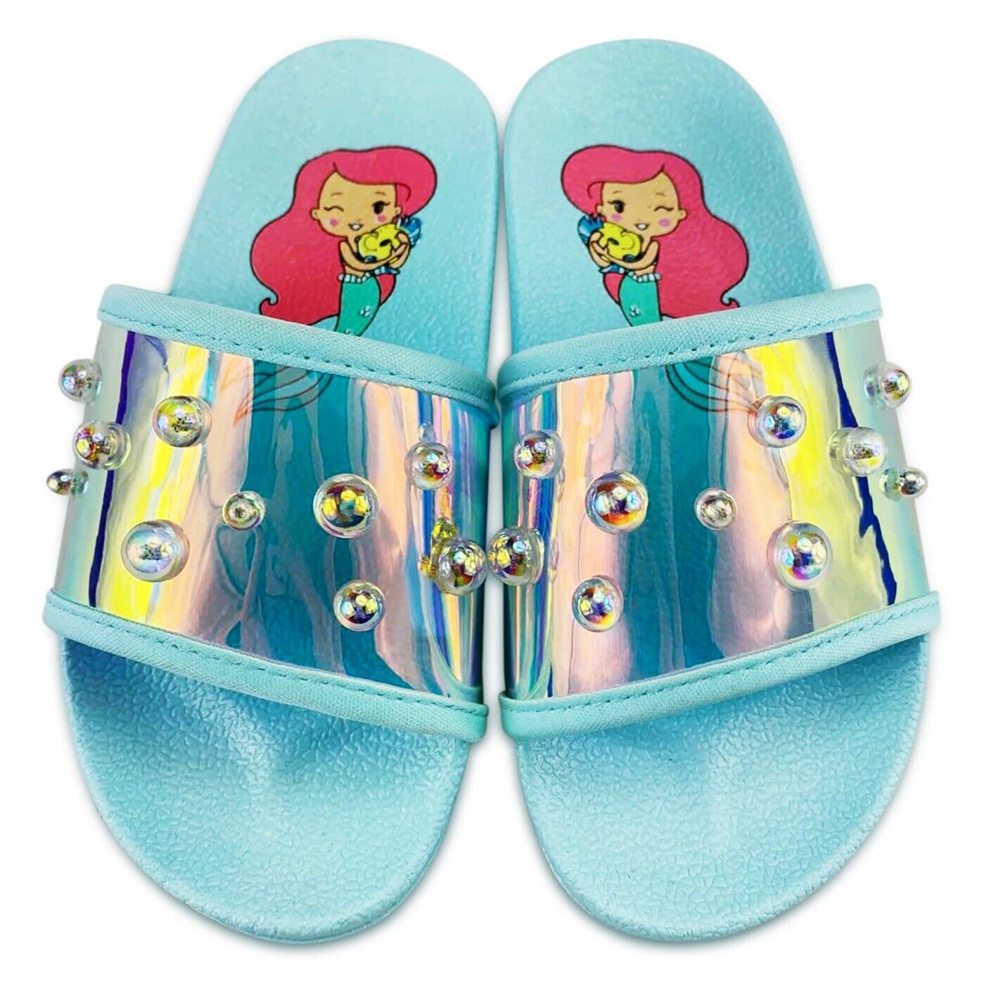 Princess Ariel - The Little Mermaid Slides Flip Flops for Kids
