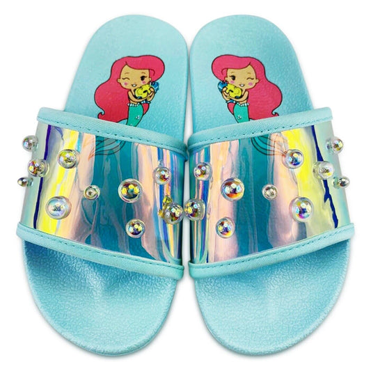 Princess Ariel - The Little Mermaid Slides Flip Flops for Kids
