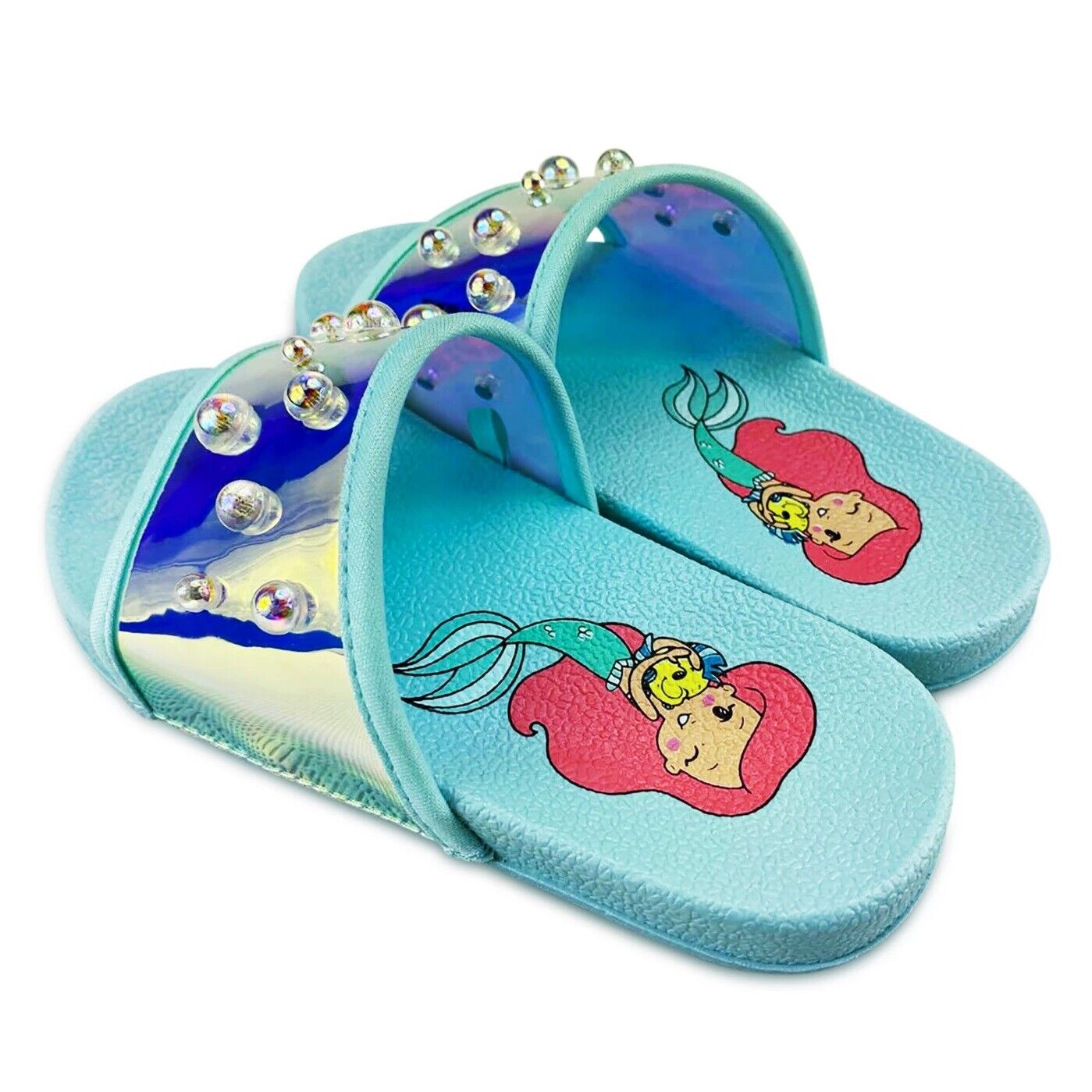 Princess Ariel - The Little Mermaid Slides Flip Flops for Kids
