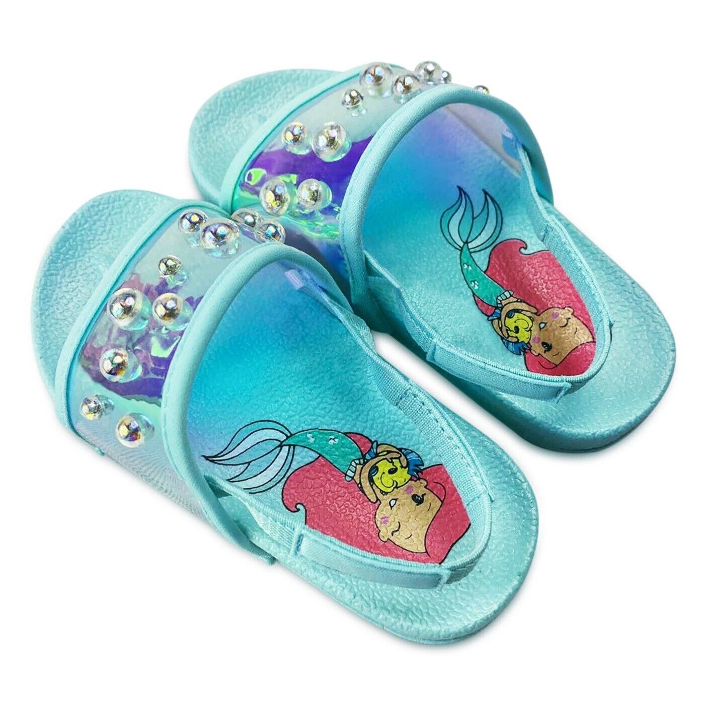 Princess Ariel - The Little Mermaid Slides Flip Flops for Kids