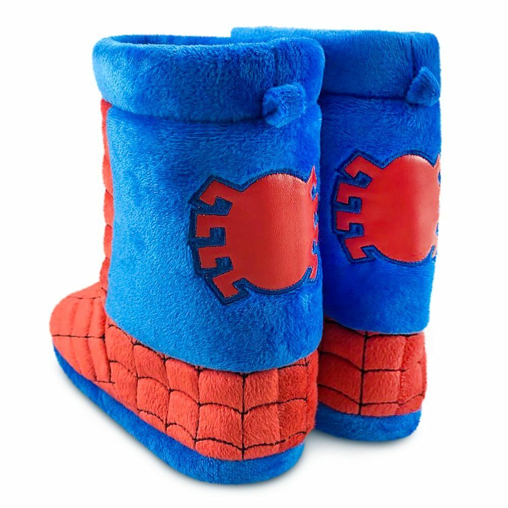 Disney Marvel Spider-Man Soft Boots Slippers for Toddlers Size 5/6 - Boys Kids