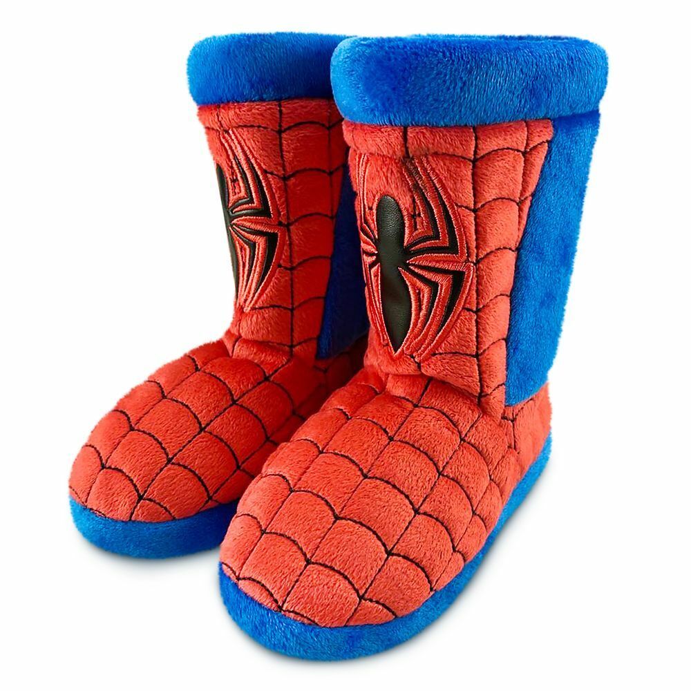 Disney Marvel Spider-Man Soft Boots Slippers for Toddlers Size 5/6 - Boys Kids