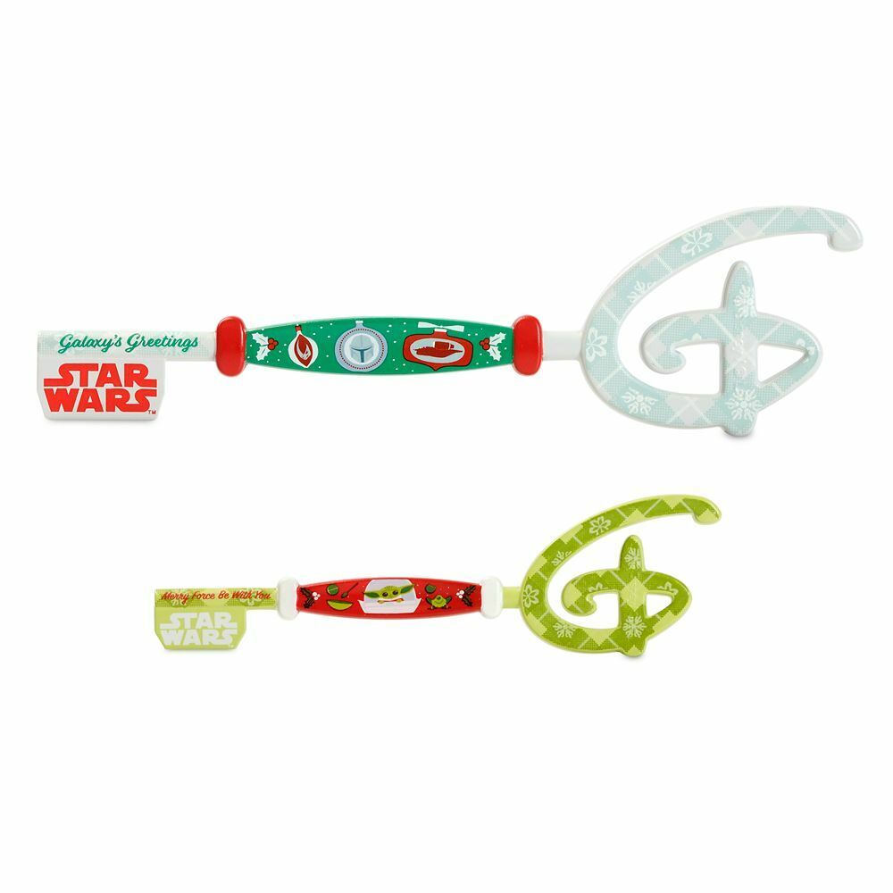 The Mandalorian Holiday Baby Grogu 2pc Collectible Key Boxed Set