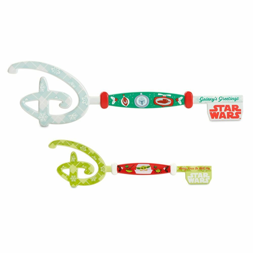 The Mandalorian Holiday Baby Grogu 2pc Collectible Key Boxed Set