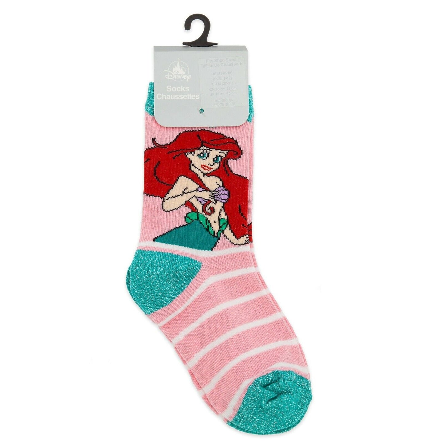 The Little Mermaid Princess Ariel Ankle Socks for Kids Girls