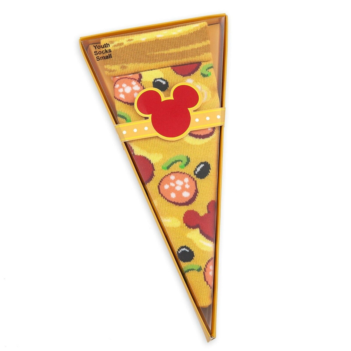 Disney Mickey Mouse Pizza Socks Disney Parks Food Icon for Kids